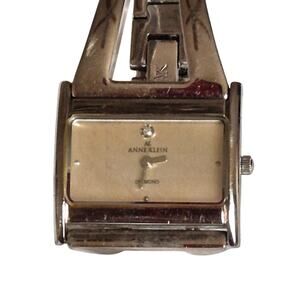Anne Klein Diamond Ladies watch Y2K New Battery  Art Deco Matching bracelet